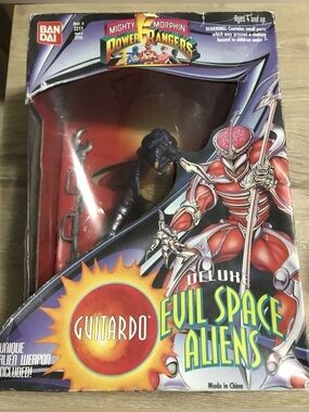Mighty Morphin Power Rangers Deluxe Evil Space Aliens Guitardo 8" Figure Irwin